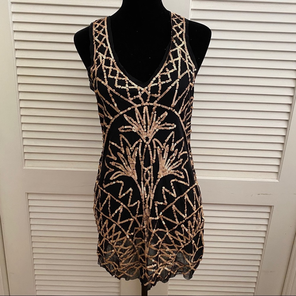 CHELSEA & VIOLET Sequin Tank Dress
